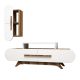 HANAH HOME TV komoda Rose S, braon/bela - 845HCT3053