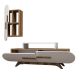 HANAH HOME TV komoda Rose S, braon/bela - 845HCT3053