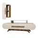 HANAH HOME TV komoda Rose S, braon/krem - 845HCT3054