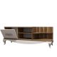 HANAH HOME TV komoda Sultan, braon/bela - 845HCT3058