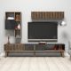 HANAH HOME TV komoda Milan, braon/crna - 845HCT3079