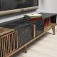 HANAH HOME TV komoda Milan, braon/crna - 845HCT3079