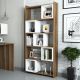 HANAH HOME Polica za knjige Box, braon/bela - 845HCT3601