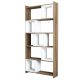 HANAH HOME Polica za knjige Box, braon/bela - 845HCT3601