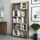 HANAH HOME Polica za knjige Box, braon/krem - 845HCT3603