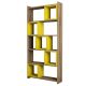 HANAH HOME Polica za knjige Box, braon/bela - 845HCT3604