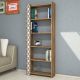 HANAH HOME Polica za knjige City, braon/bela - 845HCT3606