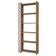HANAH HOME Polica za knjige City, braon/bela - 845HCT3606
