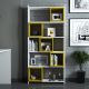HANAH HOME Polica za knjige Box, bela/žuta - 845HCT3628