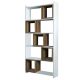HANAH HOME Polica za knjige Box, bela/braon - 845HCT3630