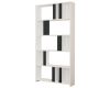 HANAH HOME Polica za knjige Lima, bela/antracit - 845HCT3635
