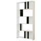 HANAH HOME Polica za knjige Lima, bela/crna - 845HCT3636