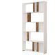 HANAH HOME Polica za knjige Lima, bela/braon - 845HCT3637