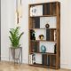 HANAH HOME Polica za knjige Lima, braon/antracit - 845HCT3640
