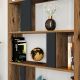 HANAH HOME Polica za knjige Lima, braon/antracit - 845HCT3640