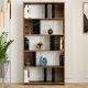 HANAH HOME Polica za knjige Lima, braon/crna - 845HCT3641