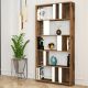 HANAH HOME Polica za knjige Lima, braon/bela - 845HCT3642
