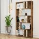 HANAH HOME Polica za knjige Lima, braon/bela - 845HCT3644