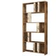 HANAH HOME Polica za knjige Lima, braon/bela - 845HCT3644