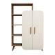 HANAH HOME Polica za knjige Form, braon/krem - 845HCT3903