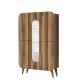 HANAH HOME Vitrina Mine, braon/bela - EP2799526