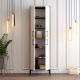 HANAH HOME Cipelarnik Berlin A, braon/bela - 845HCT4102