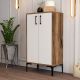 HANAH HOME Cipelarnik Prag, braon/bela - 845HCT4108
