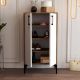 HANAH HOME Cipelarnik Prag, braon/bela - 845HCT4108