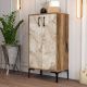 HANAH HOME Cipelarnik Prag, braon/bela - 845HCT4111