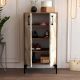 HANAH HOME Cipelarnik Prag, braon/bela - 845HCT4111