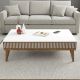HANAH HOME Set nameštaja za dnevnu sobu Milan 481, braon/bela - 845HCT5287