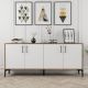 HANAH HOME Komoda Kiev, braon/bela - 845HCT5302