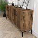HANAH HOME Komoda Kiev, braon - 845HCT5304