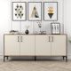 HANAH HOME Komoda Kiev, braon/krem - 845HCT5305