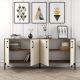 HANAH HOME Komoda Kiev, braon/krem - 845HCT5305