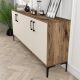HANAH HOME Komoda Kiev, braon/krem - 845HCT5305