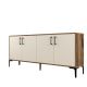 HANAH HOME Komoda Kiev, braon/krem - 845HCT5305