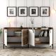 HANAH HOME Komoda Vendik, braon/bela - 845HCT5309