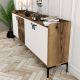 HANAH HOME Komoda Vendik, braon/bela - 845HCT5309