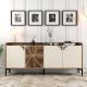 HANAH HOME Komoda Vendik, braon/krem - 845HCT5312