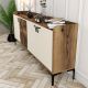 HANAH HOME Komoda Vendik, braon/krem - 845HCT5312