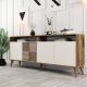 HANAH HOME Komoda Milan, krem/braon - 845HCT5319
