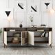 HANAH HOME Komoda Milan, krem/braon - 845HCT5319