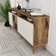 HANAH HOME Komoda Milan, krem/braon - 845HCT5319