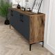 HANAH HOME Komoda Kiev 160, braon/antracit - 845HCT5322