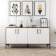 HANAH HOME Komoda Kiev 160, braon/bela - 845HCT5323