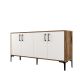 HANAH HOME Komoda Kiev 160, braon/bela - 845HCT5323