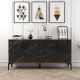 HANAH HOME Komoda Kiev 160, braon/crna - 845HCT5327