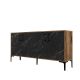 HANAH HOME Komoda Kiev 160, braon/crna - 845HCT5327