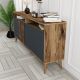 HANAH HOME Komoda Milan, braon/antracit - 845HCT5329